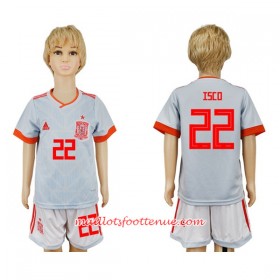 Maillot/Tenue Espagne Isco 22 Enfant Exterieur Coupe du monde 2018